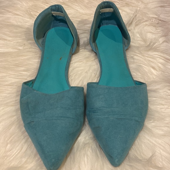 Teal ballet flats - Picture 2 of 3